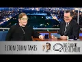 Download Lagu Elton John Takes The Colbert Questionert