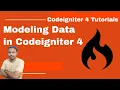 Modeling Data and ORM in Codeigniter 4 Models in Codeigniter 4 Create Models in Codeigniter 4