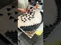RECTANGLE TURKEY FEATHER ART