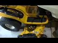 How to Remove Install Cub Cadet LT1045 Mowing Deck