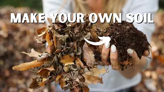 Save HUNDREDS of Dollars by Making Your Own Garden Soil from Leaves