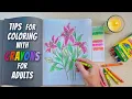 Tips coloring with crayons for adults How to make crayons Enjoy the Simple Things