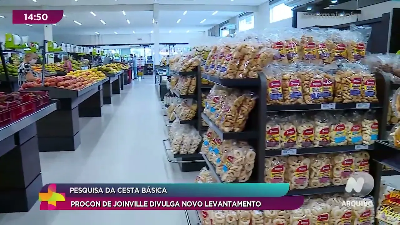 Pesquisa da cesta básica: Procon de Joinville divulga novo levantamento