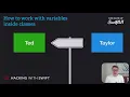 How to work with variables inside classes - Swift for Complete Beginners