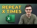 aHow to Repeat Values x Times in Excel Lambda 2026 Tutorial for Beginners
