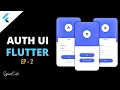 Flutter Auth UI - Speed code
