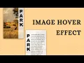 Image card hover effect pure css