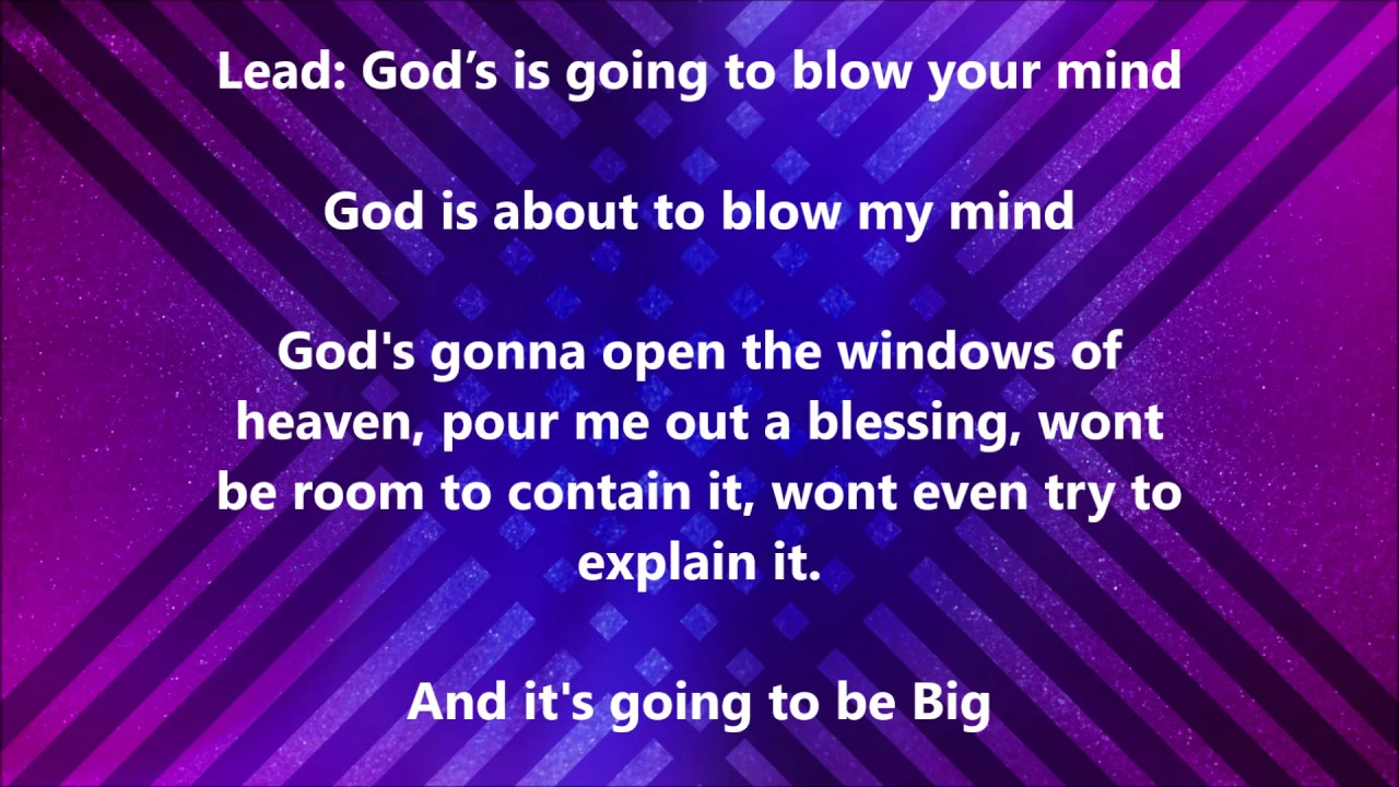 Big by Pastor Mike Jr. - Lyrics Video Big by Pastor Mike Jr. - Lyrics Video