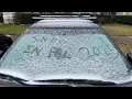 Snow in Jacksonville Residents in Northeast Florida wake up to snow ice on Wednesday