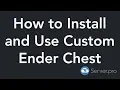 How to Setup the Custom EnderChest Plugin - Minecraft Java