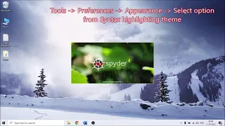 PY 3 Change background color of the Spyder editor