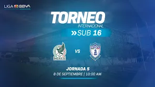 EN VIVO | México Sub-16 vs. Pachuca | Jornada 5 | Torneo Internacional 2026