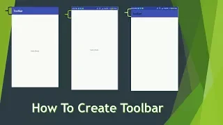 Toolbar Tutorial How to Create Toolbar in Android Studio
