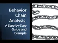 Behavior Chain Analysis A Step-by-Step Guide and Example