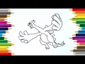 Let s Colour Lugia Pokemon Colouring For Kids