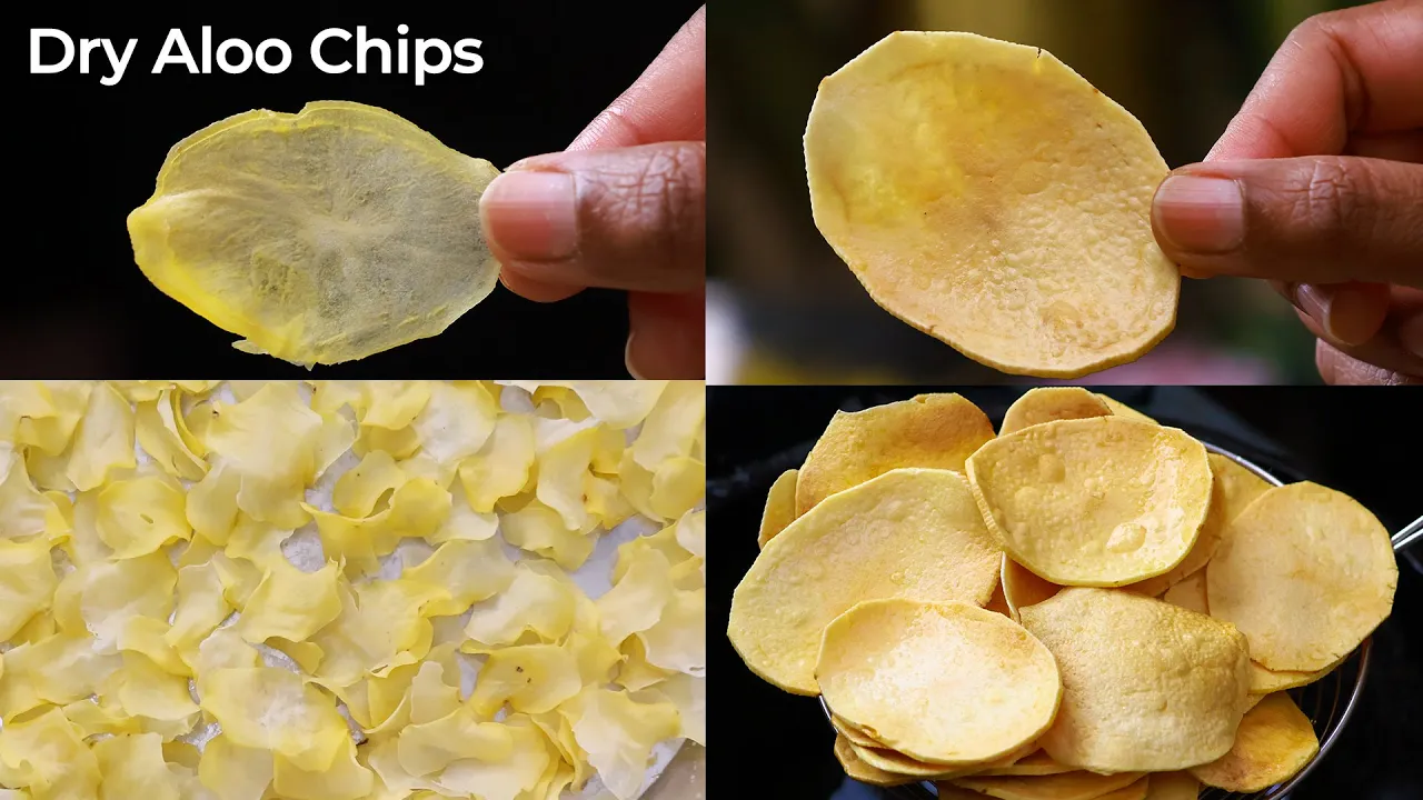 Dry Aloo Chips          Sun Dried Potato Chips  Aloo Chips
