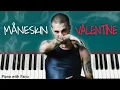 Download Lagu MÅNESKIN - Valentine | Piano Cover