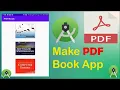 How to Make pdf App in Android Studio Make PDF App Book PDF Viewer App in Android Studio