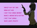 Nicki Minaj Up All Night Verse Lyrics Video