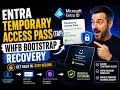 Entra ID Temporary Access Pass Bootstrap WHfB Without a Password