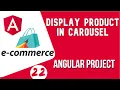 Angular project tutorial Display Product in Bootstrap Carousel Angular E-commerce Project