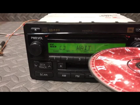 Download MP3 Toyota CD player bench test.