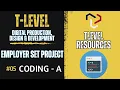 T Level - Digital Production Design Development