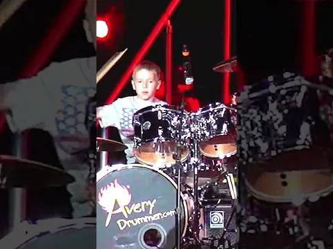 6-Year-Old Drummer DESTROYS "Hot for Teacher" LIVE!  #drums #rockmusic #shortsfeed