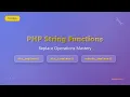 PHP String Replacement str - replace str