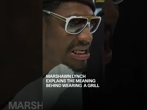 Marshawn Lynch Always Played Football with a Grill On