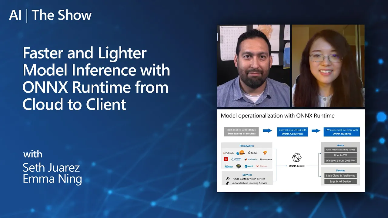 Faster and Lighter Model Inference with ONNX Runtime from Cloud to Client