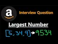 Largest Number - Leetcode 179