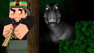 Sobreviví a DINOSAURIOS de TERROR en MINECRAFT
