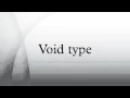 Void type
