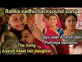 Download Lagu BalikaVadhu~Backsound song Anandi Met Her daughter//lagu Anandi bertemu putrinya