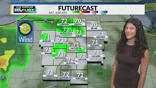 Heavy rain with flooding potential today