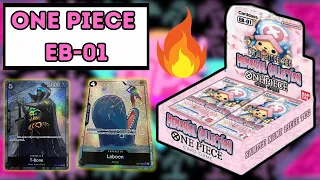 Download ONE PIECE EB01 MEMORAL COLLECTION ENGLISH BOOSTER BOX UNBOXING! MP3