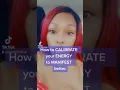 MANIFESTATION tip to help you CALIBRATE your ENERGY and get into ALIGNMENT with your MANIFESTATIONS!