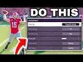 The BEST Passing Settings to DOMINATE in College Football 25