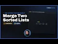 Merge Two Sorted Lists - LeetCode 21 Linked List Reversal Rewiring Python