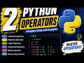Python Operators Tutorial Lecture 2 Complete Beginner Course