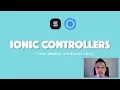Using Ionic Controllers with Web Components StencilJS