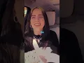 Download Lagu Billie Eilish sings Bad Guy in the car ❤