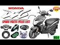 HONDA DIO Spare Parts Price List Dio BS4 Spare Parts Order Online 91 98932-35053