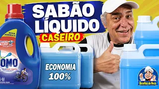SABÃO LÍQUIDO CASEIRO: A MELHOR RECEITA PARA ECONOMIZAR!