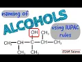 IUPAC naming of alcohols