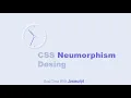 Neumorphism Clock Desing Using html and Css Show Real Time with JavaScript