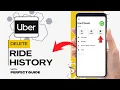 How To Delete Trip History On Uber Clear Ride History On Uber App