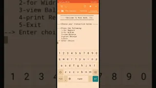 Atm bank application in java