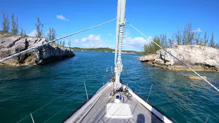 Sailing Bahamas, Spanish Wells to Cape Eleuthera – Hallberg Rassy 54 Cloudy Bay – Jan’20. S20 Ep2